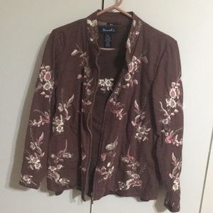 Denim & Company jacket and t-shirt set